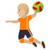 🤾🏼 person playing handball: medium-light skin tone display on JoyPixels